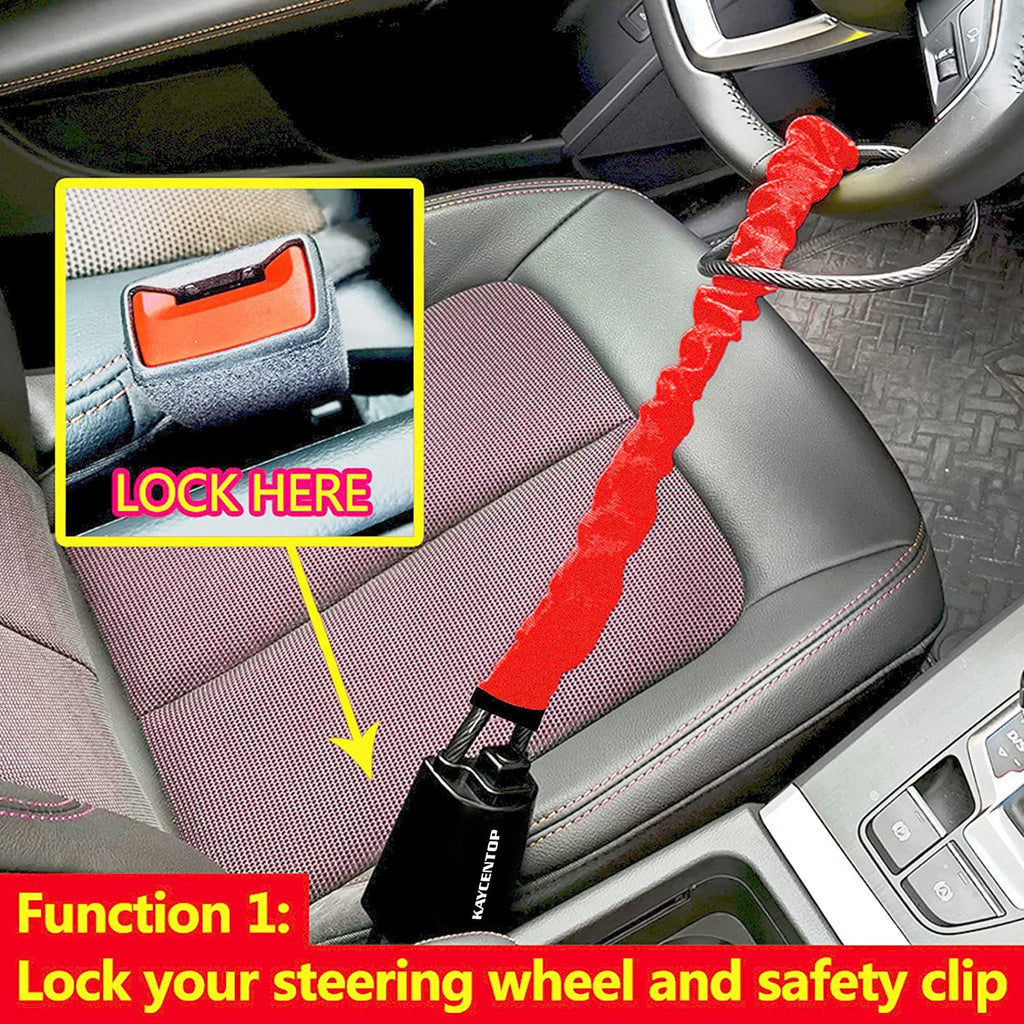 Nexas Auto Titanlock™ 2026 Car Steering Wheel Anti-Theft Device
